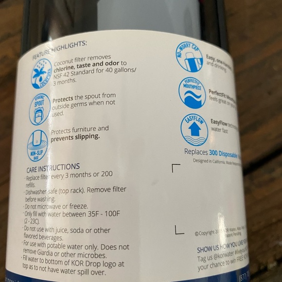 Kor Nava Filtered Bottle Water - Picture 5 of 6